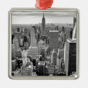 New York City Skyline Metal Tree Decoration