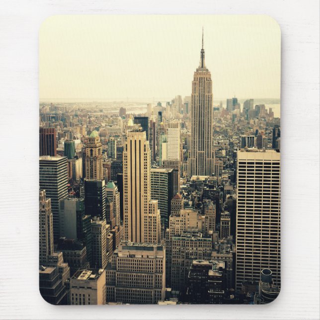 New York City Skyline Midtown Mouse Mat (Front)