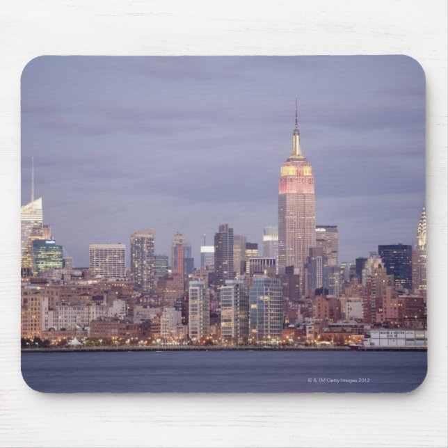 New York City Skyline Mouse Mat (Front)