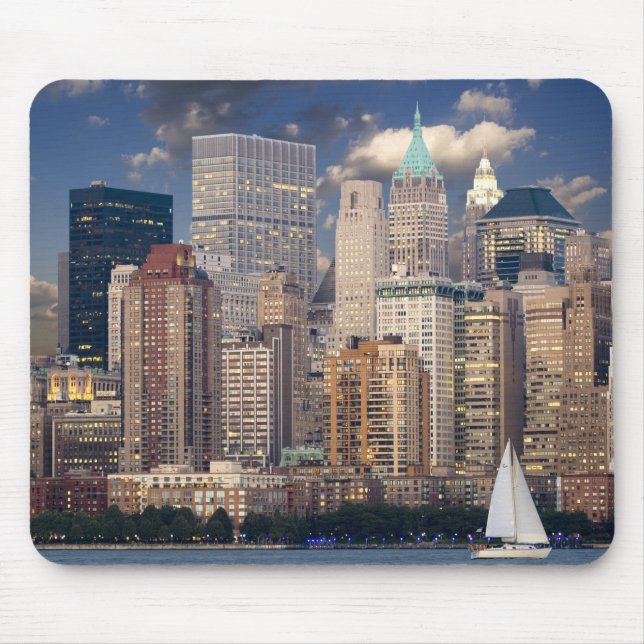 New York city skyline Mouse Mat (Front)