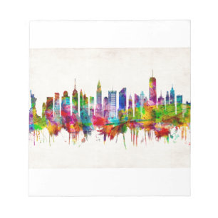 New York City Skyline Notepad