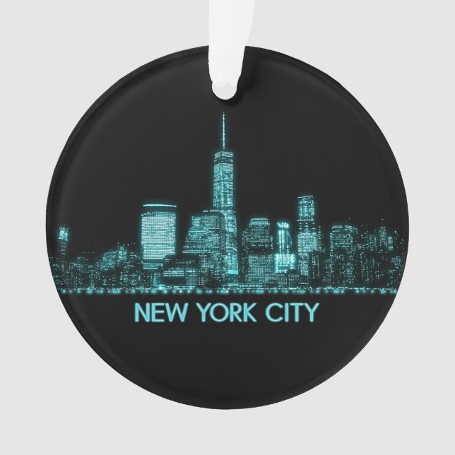 New York City Skyline Ornament (Front)
