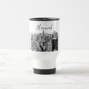 New York City Skyline Personnalised Travel Mug