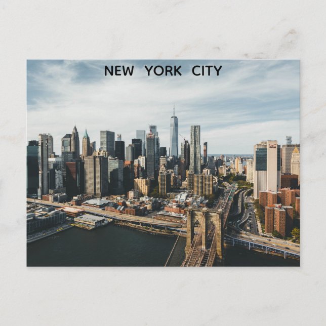 New York City Skyline Photo Postcard (Front)