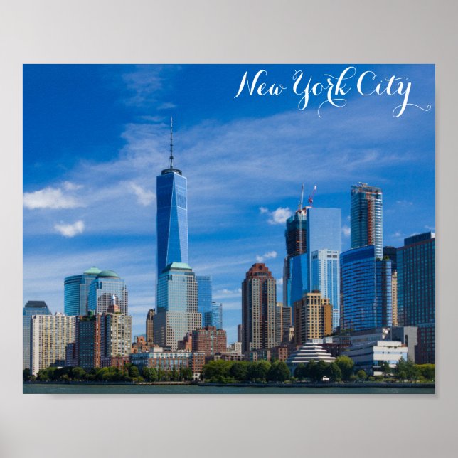 New York City Skyline Photo Poster (Front)