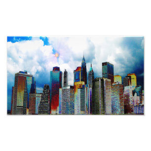 New York City skyline Photo Print