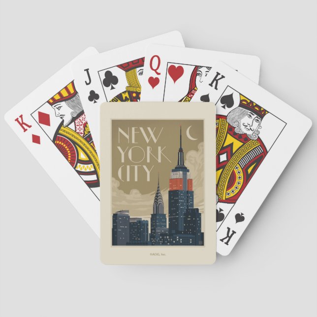 New York City Skyline Playing Cards (Back)