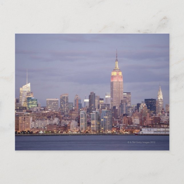 New York City Skyline Postcard (Front)
