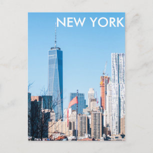 New York City skyline Postcard
