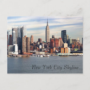 New York City Skyline Postcard