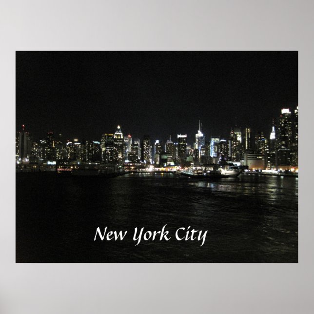 New York City Skyline Poster (Front)