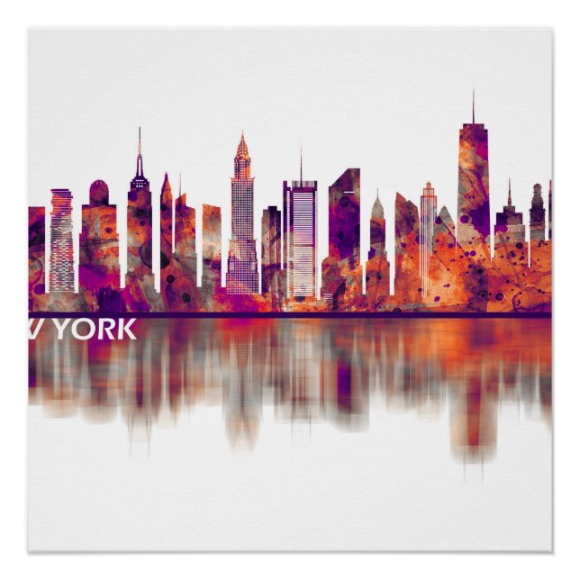 New York City Skyline Poster (Front)