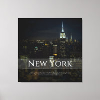 New York City Skyline Poster – Modern Wall Art Pri