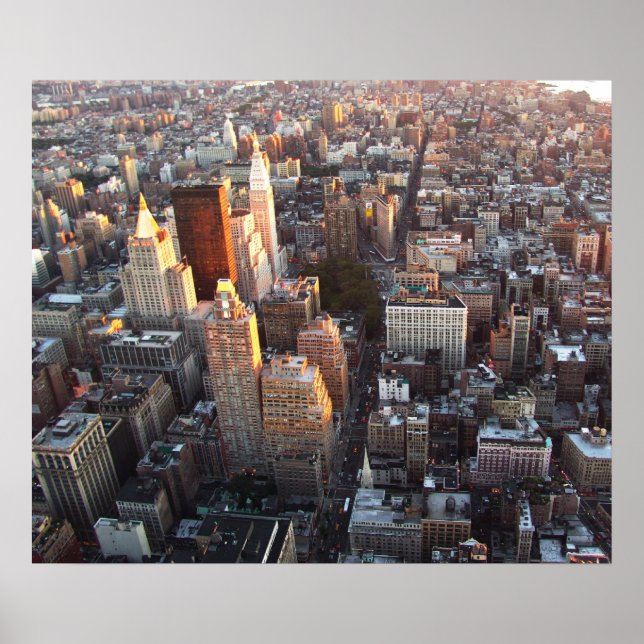NEW YORK CITY SKYLINE POSTER" POSTER (Front)