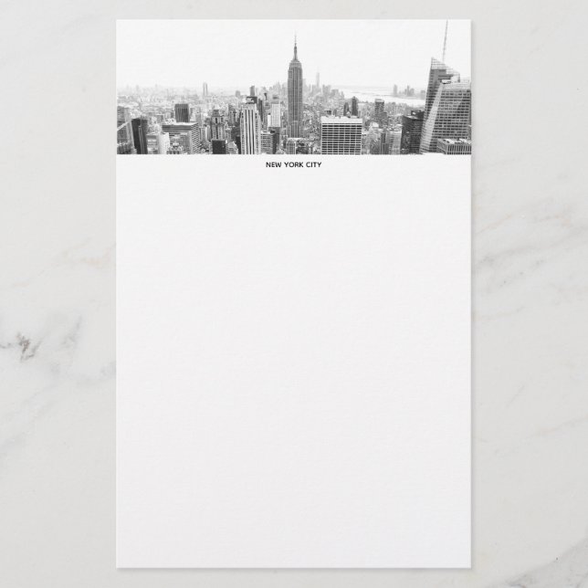 New York City Skyline Stationery (Front)