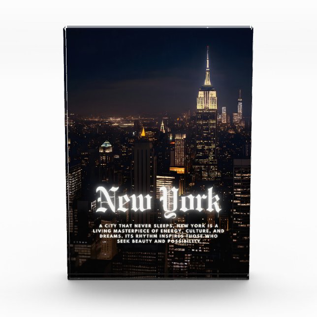 New York City Skyline  Template   Photo Block (Front)
