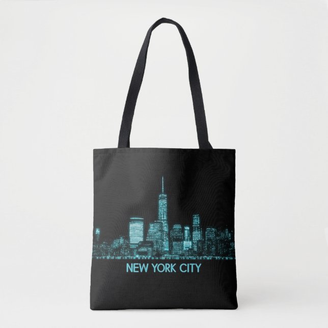 New York City Skyline Tote Bag (Front)