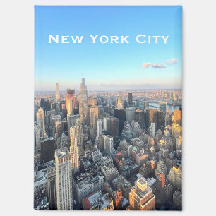 New York City Skyline View Magnet