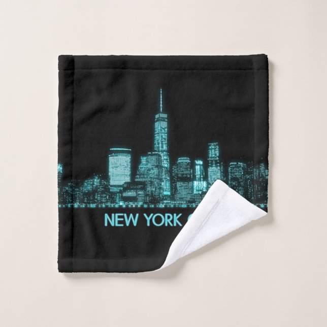 New York City Skyline Wash Cloth (Wash Cloth)