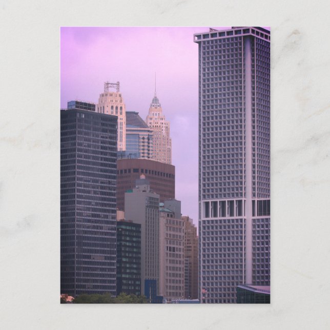 New York City Skyscrapers Postcard (Front)