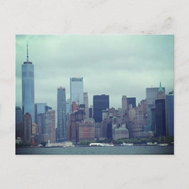 New York City Skyscrapers Postcard (Front)