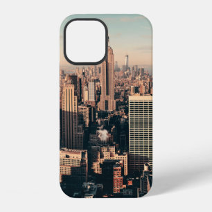 New York City skyscrapers roof terrace urban views iPhone 12 Case