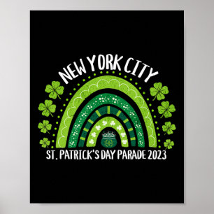New York City St Patrick's Day Parade Matching Fam Poster