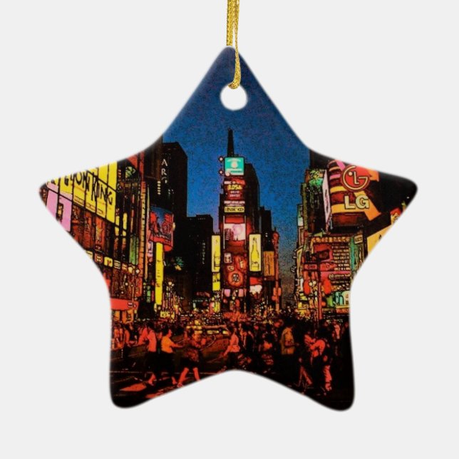 New York City Star Ornament (Back)