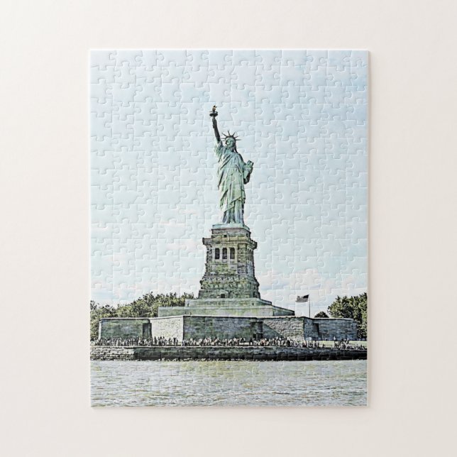 New York City - Statue of Liberty Jigsaw Puzzle (Vertical)