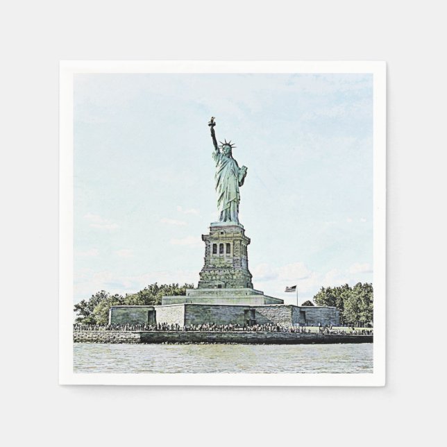 New York City - Statue of Liberty Napkin (Front)