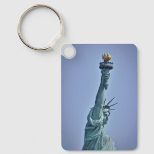 New York City Statue of Liberty Vintage Travel Key Ring