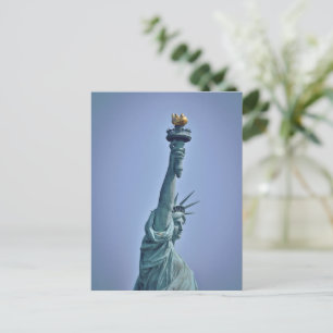 New York City Statue of Liberty Vintage Travel Postcard