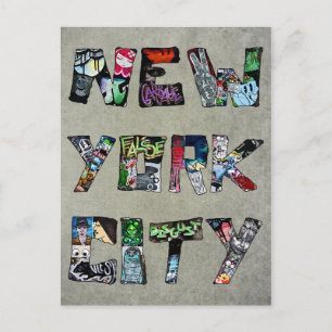 New York City Street Art Postcard