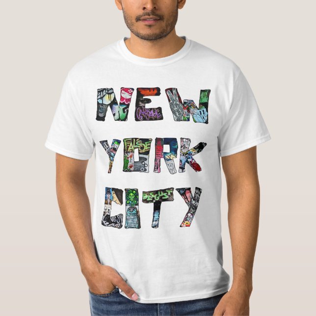 New York City Street Art T-Shirt (Front)