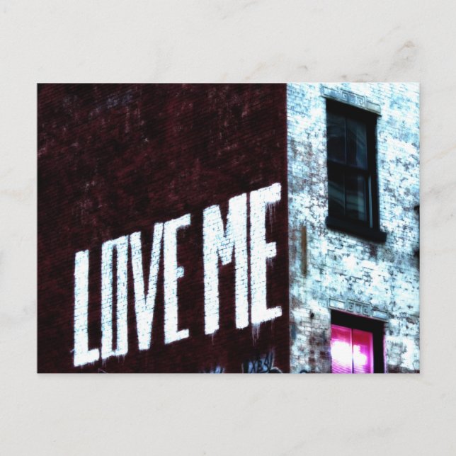 New York City Street Graffiti Photo Postcard (Front)