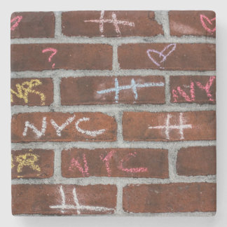 New York City Street Graffiti Photo Stone Coaster