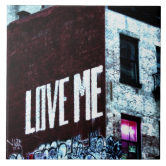 New York City Street Graffiti Photo Tile