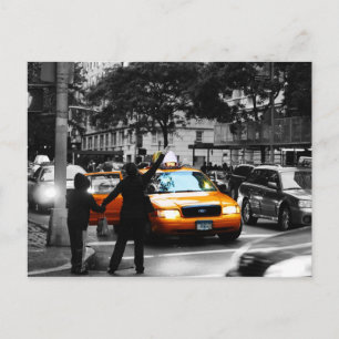New York City Street Scene Postcard
