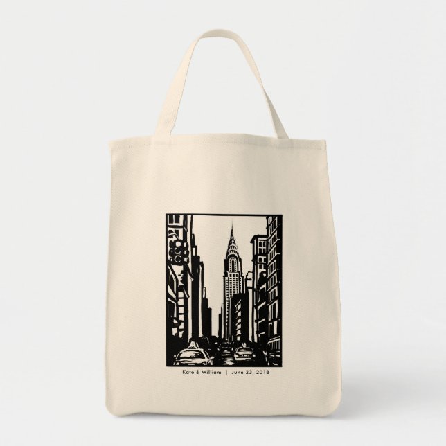 New York City Street Tote Bag (Front)