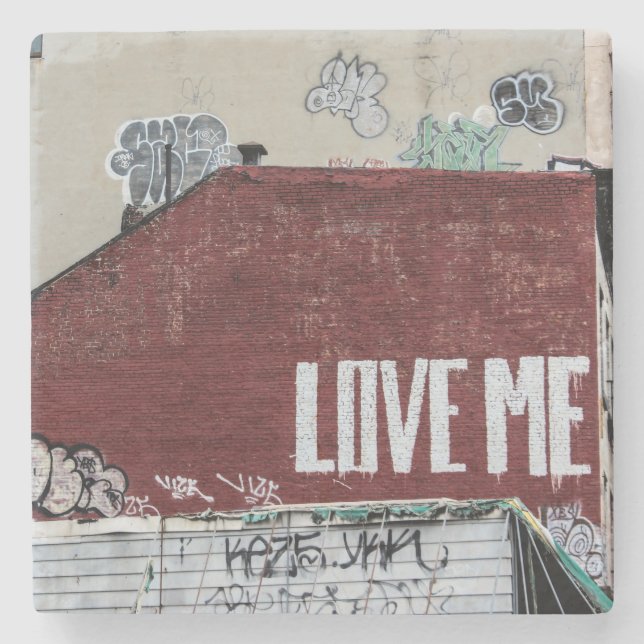 New York City Street Urban Photo Stone Coaster (Front)