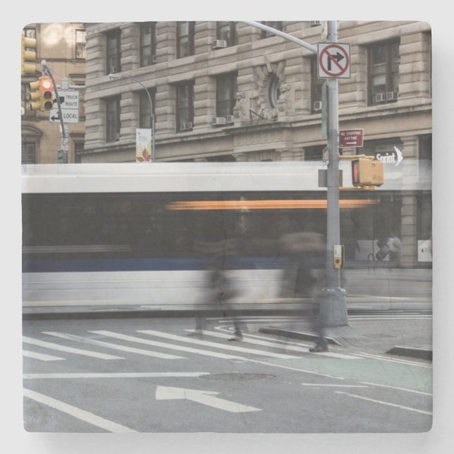 New York City Street Urban Photo Stone Coaster (Front)