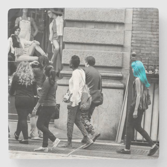 New York City Street Urban Photo Stone Coaster (Front)