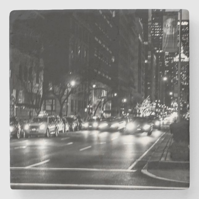 New York City Street Urban Photo Stone Coaster (Front)