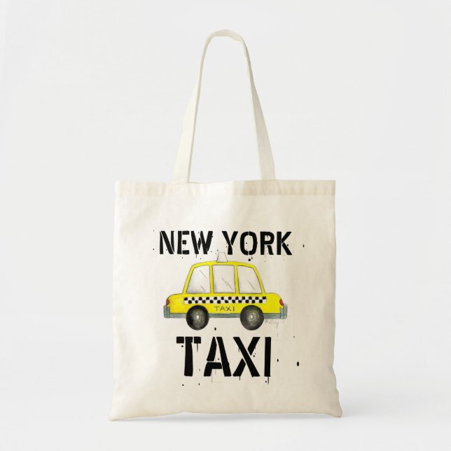 New York City Taxi NYC Yellow Cab Tote (Front)