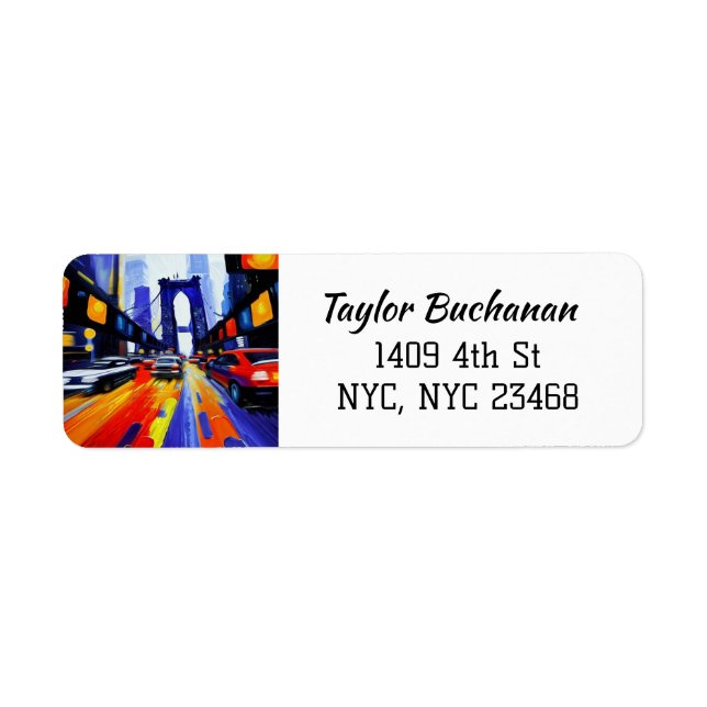 New York City Themed Busy City Streets (Front)
