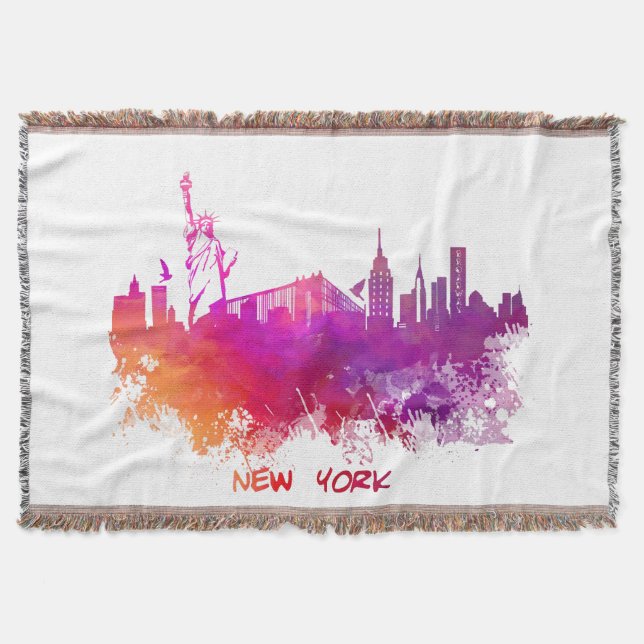 New York City Throw Blanket (Front)