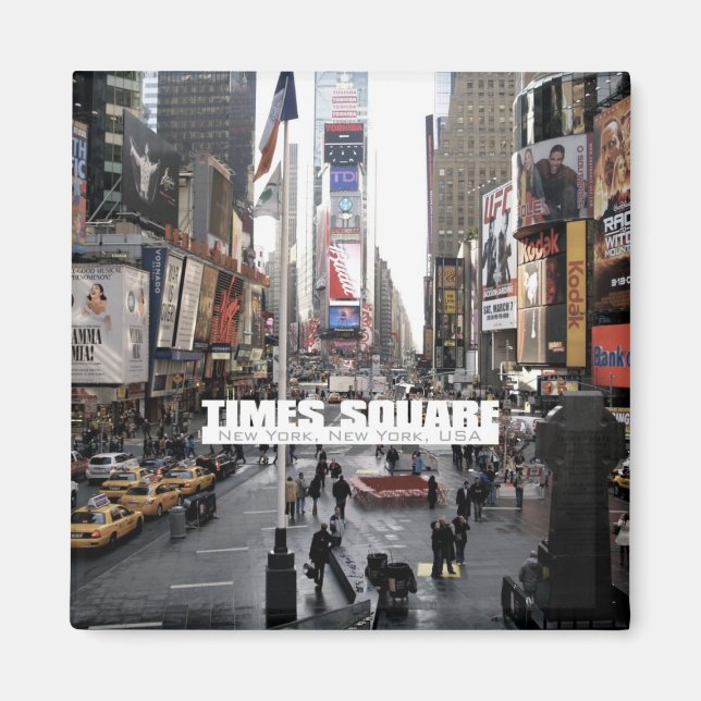 New York City Times Square Fridge Magnet (Front)
