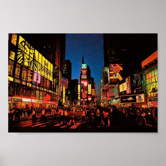 New York City (Times Square) Poster (Front)