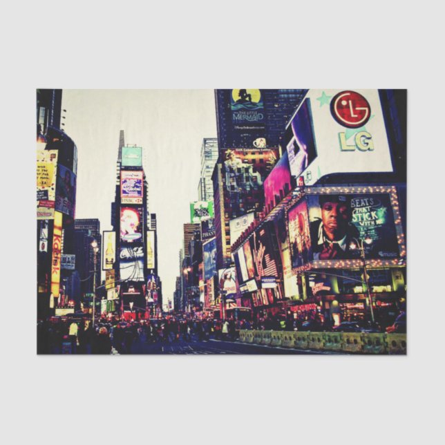 New York City Times Square Tissue Paper (Front)