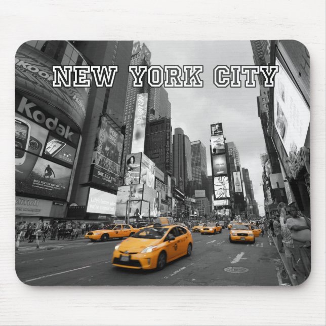 New York City - Times Square - USA Mouse Mat (Front)